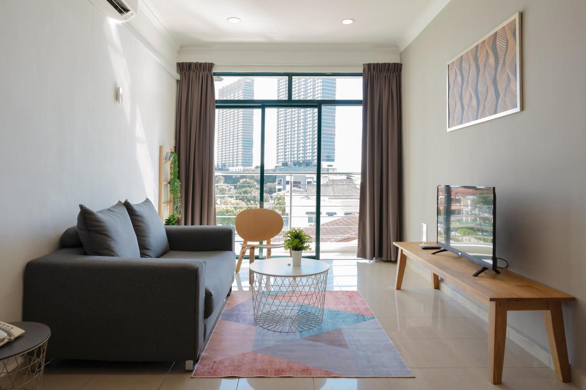 Golden View Serviced Apartments Tanjung Tokong Kültér fotó