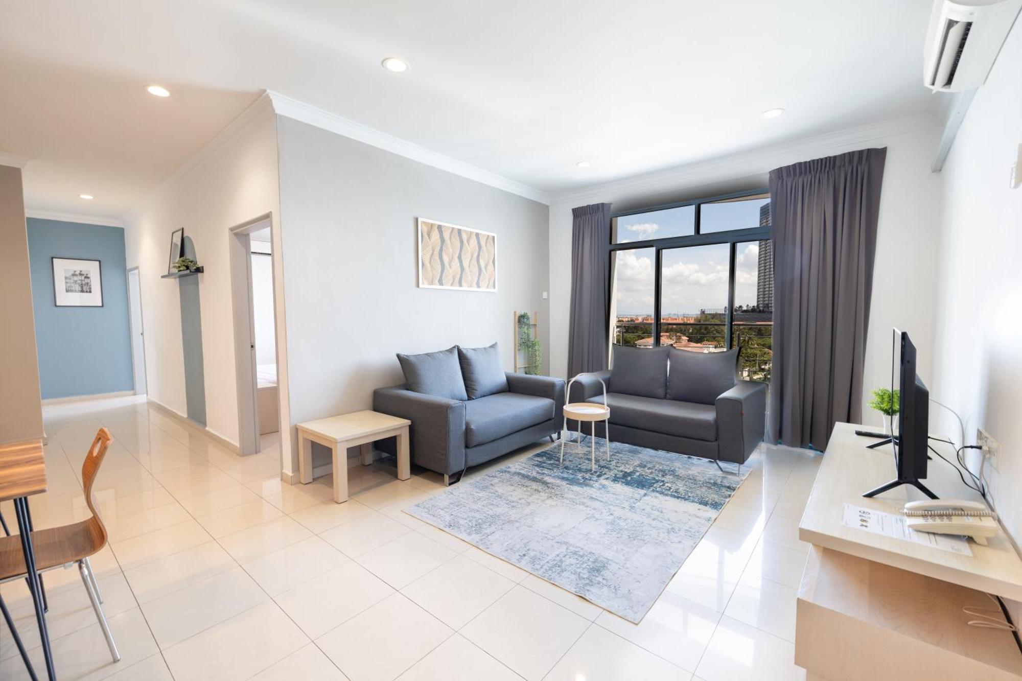 Golden View Serviced Apartments Tanjung Tokong Kültér fotó