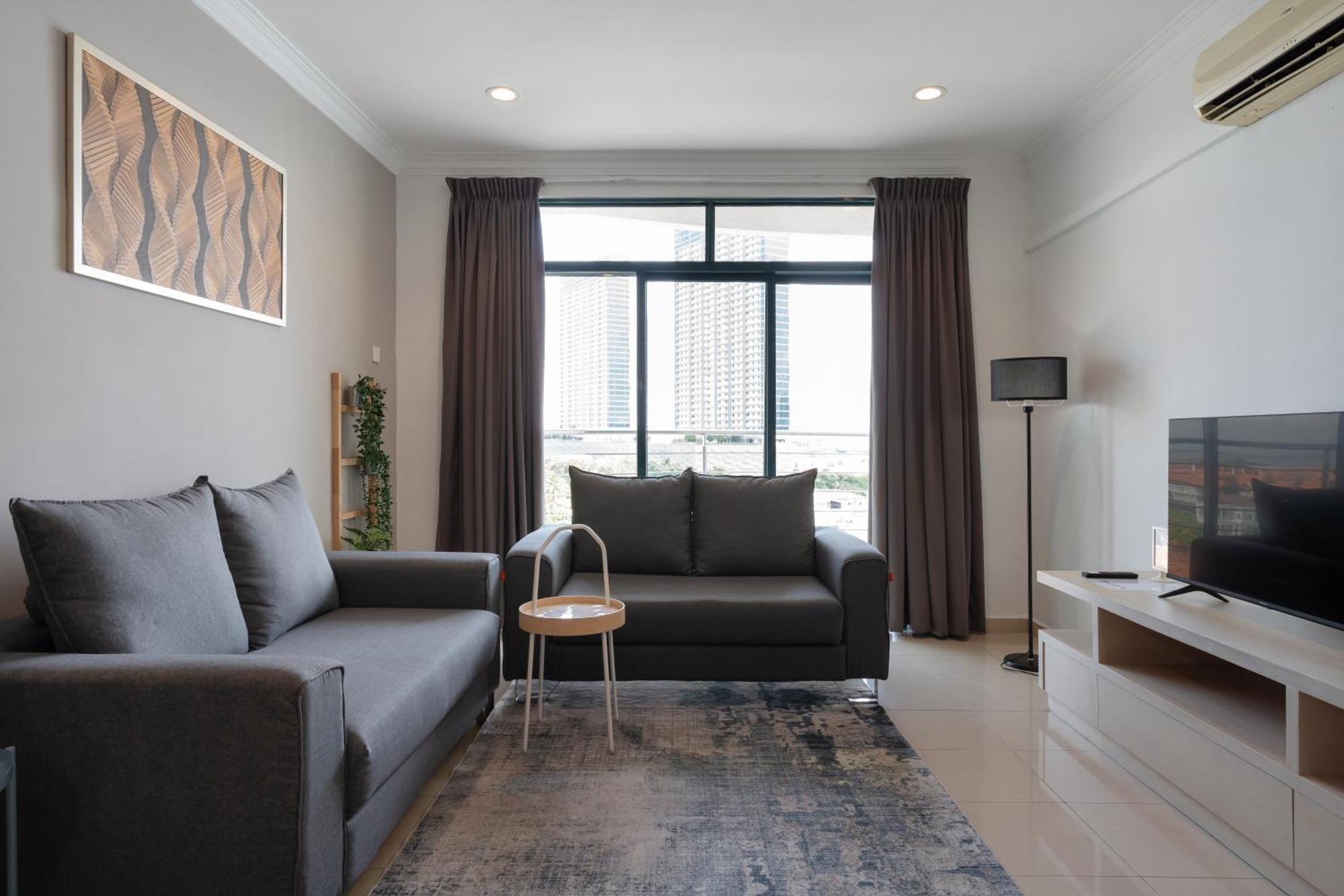 Golden View Serviced Apartments Tanjung Tokong Kültér fotó