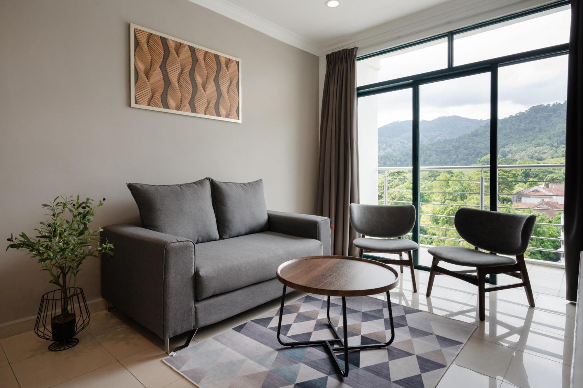 Golden View Serviced Apartments Tanjung Tokong Kültér fotó